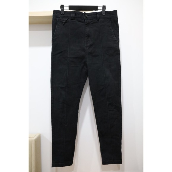 I Love Ugly ILU Mens Size Medium Ralph Pants Jean Black Drop Crotch Tapered - Picture 1 of 11